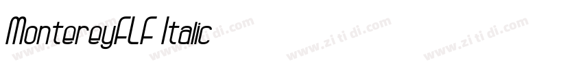 MontereyFLF Italic字体转换